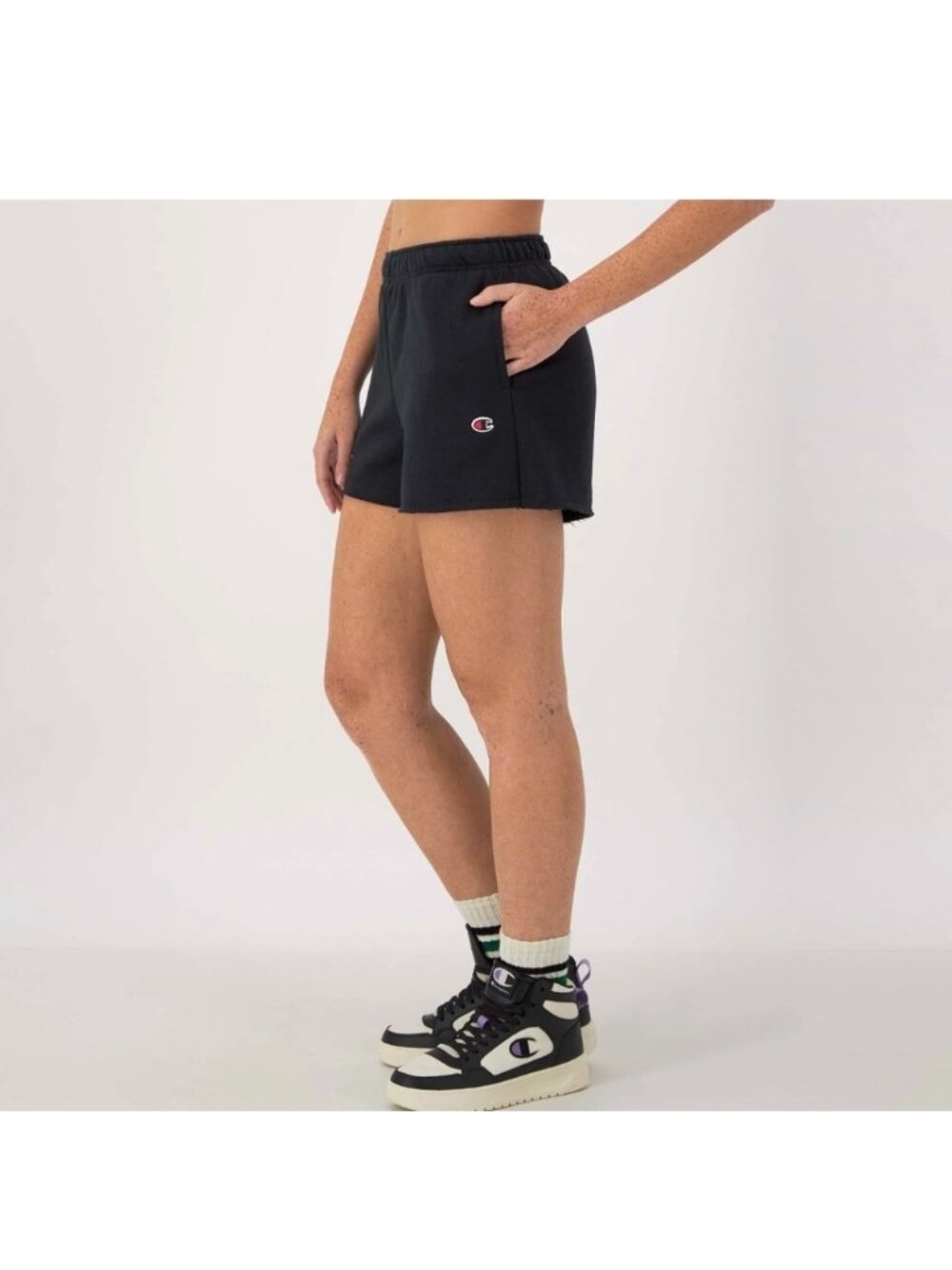 Champion's Reverse Weave shorts Black  Women's Size L NWOT